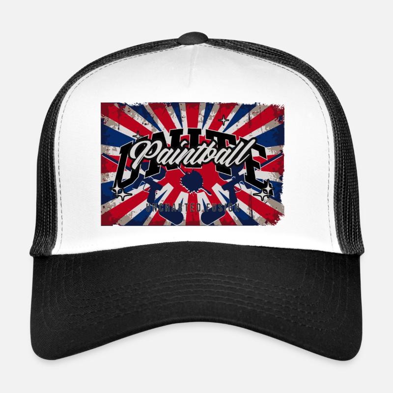 Fusion Jack, drapeau de l’unité de paintball Casquette trucker 