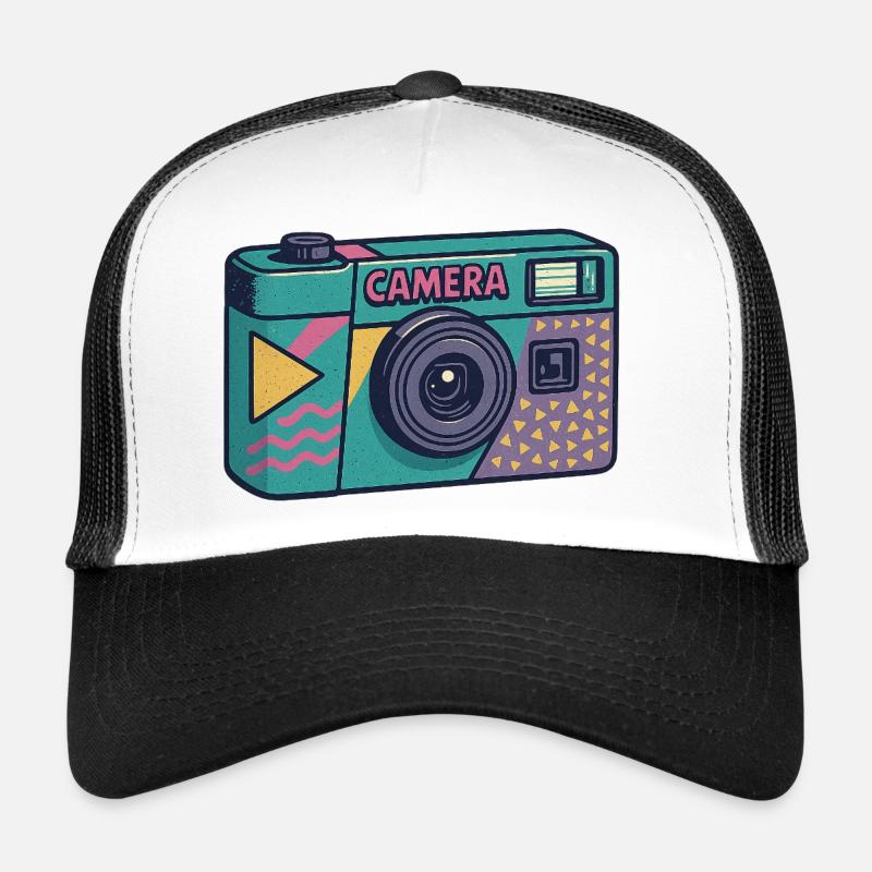 Millennial Retro Camera Trucker Cap