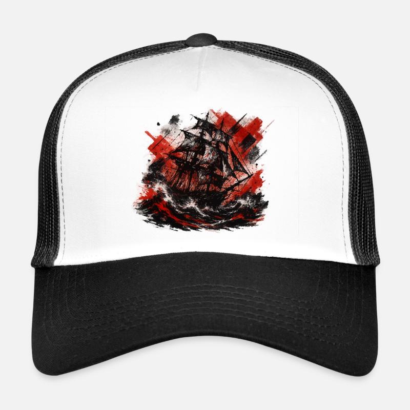 Ship - Trucker Cap - Weiß/Schwarz