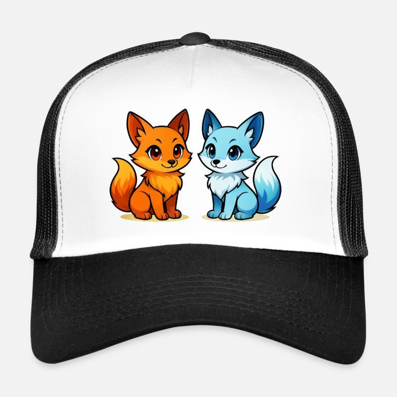 Les éléments de l’amitié, le feu rencontre l’eau Casquette trucker 