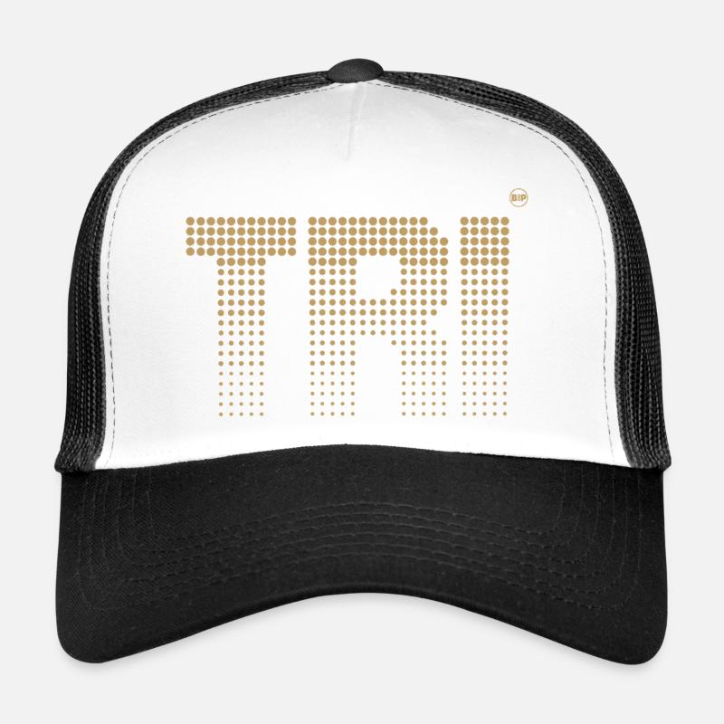TRI Gold - Design doré élégant pour le triathlon Casquette trucker 