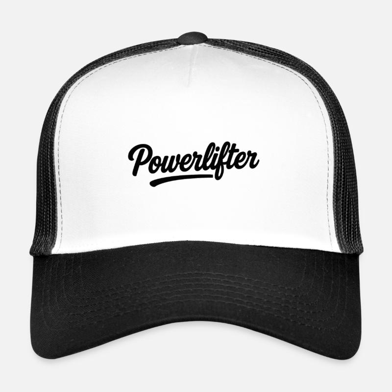 Powerlifter - Trucker Cap - white/black