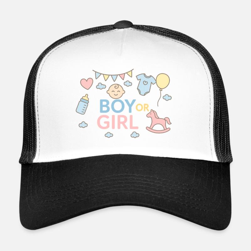Garçon ou fille - Babyshower Casquette trucker 