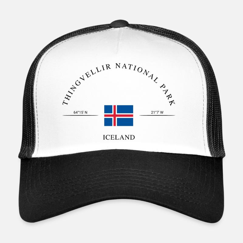 Thingvellir Nationalpark – Souvenir & Geschenk Trucker Cap