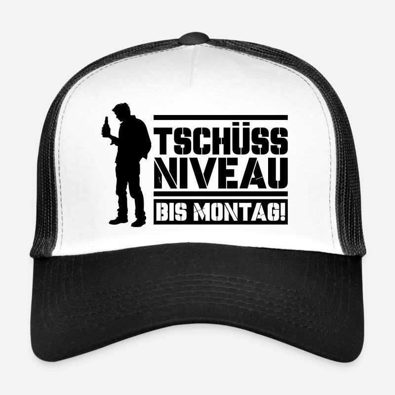 Bye bye niveau jusqu’à lundi Casquette trucker 