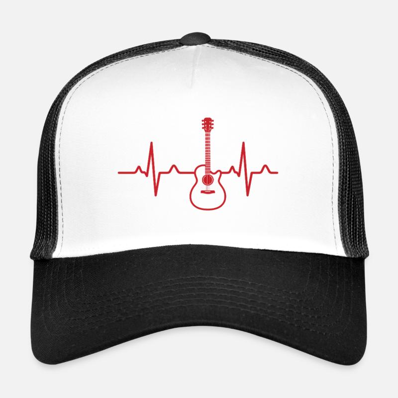 Conception musicale de battements de cœur Casquette trucker 