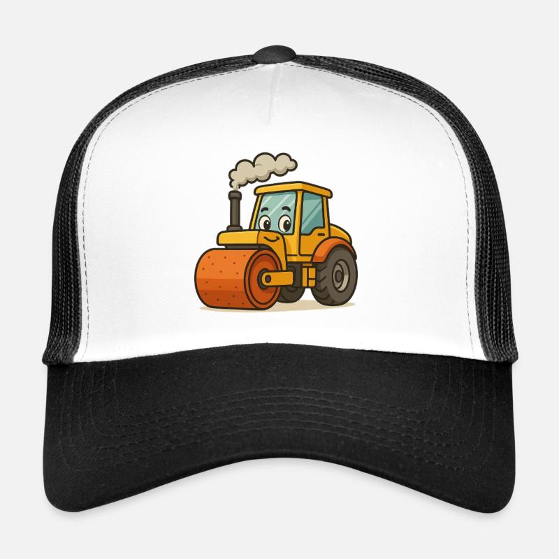 Classic excavator with steam engine Trucker Cap
