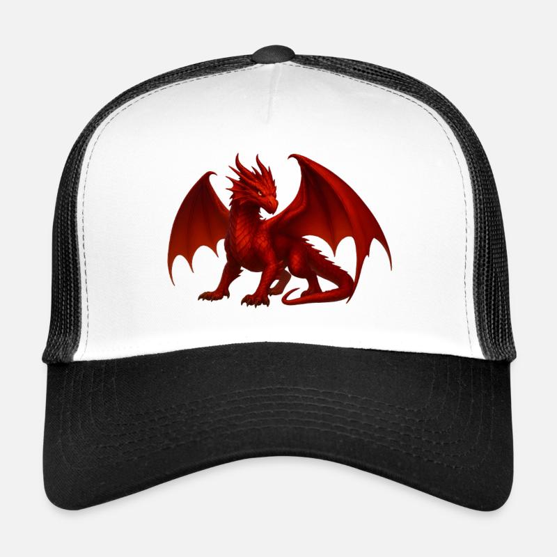 Feuerdrache – Kraft & Transformation Trucker Cap