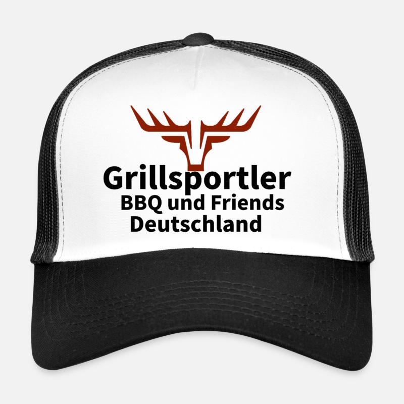 Tête de cerf Silhouette rouille Casquette trucker 