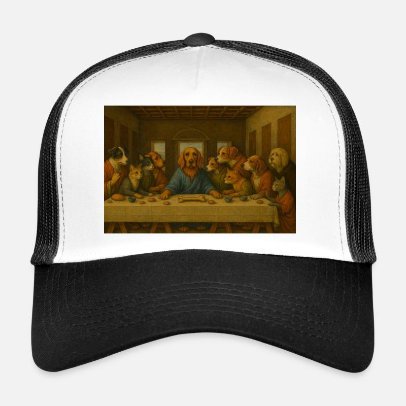 Chiens Cène Casquette trucker 