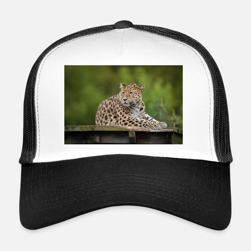 léopard Casquette trucker 