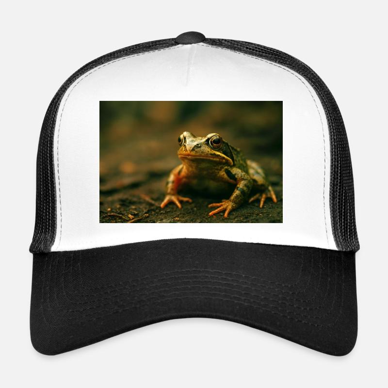 Wild animals, frog - Trucker Cap - white/black
