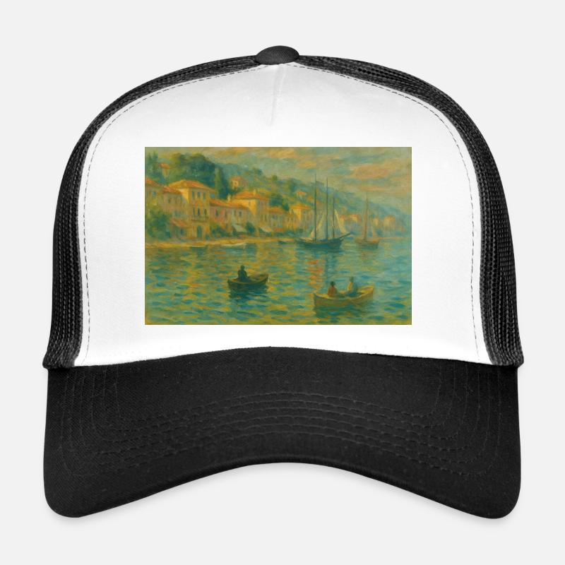 Hafenimpression Abendlicht Trucker Cap