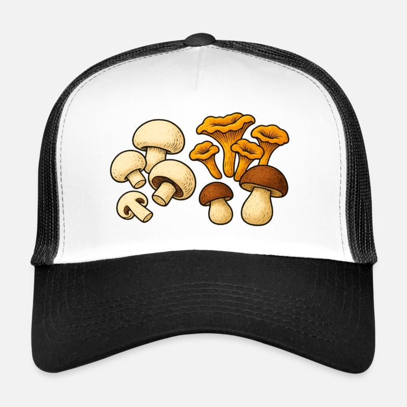 Waldpilze Mix Illustration Trucker Cap
