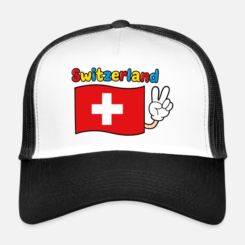 Switzerland Flag Trucker Cap