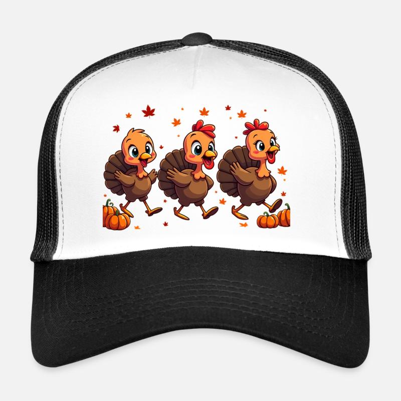 Bébé dinde de Thanksgiving Casquette trucker 