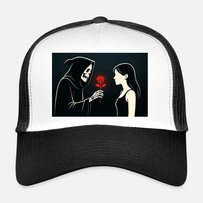 Rose des Sensenmanns Trucker Cap