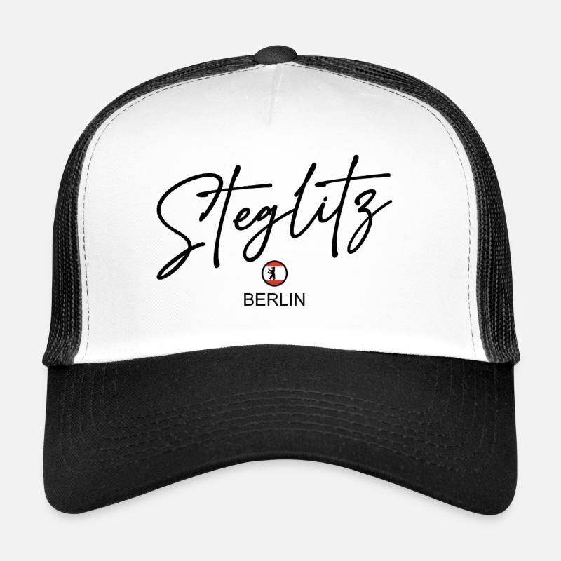 Steglitz - Drapeau de Berlin - Ours de Berlin Casquette trucker 