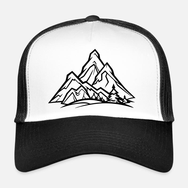 Montagnes Casquette trucker 