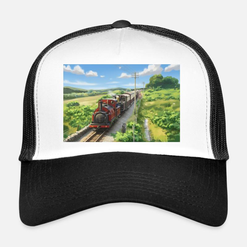 Dduallt Double Header - Trucker Cap - white/black