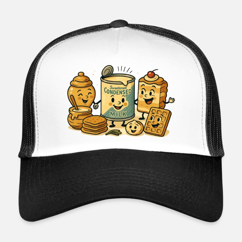 Süße Kondensmilch Cartoon Trucker Cap
