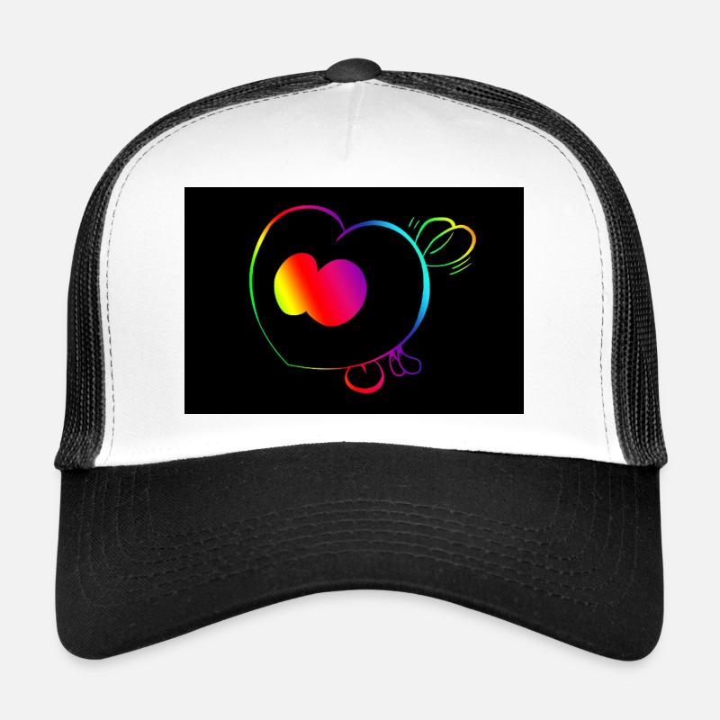 Trickster Yum Poster - Trucker Cap - white/black