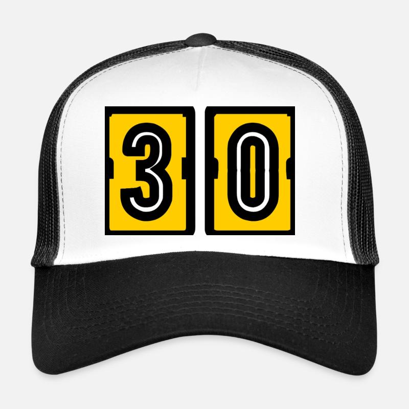 30. 30 ANS. 30e ANNIVERSAIRE. ANNIVERSAIRE 30 ANS. Casquette trucker 