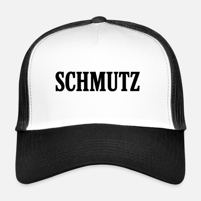 Schmutz Grunge Typo Trucker Cap