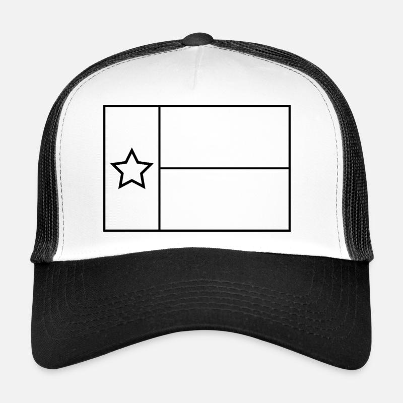 Profil du drapeau du Texas Casquette trucker 