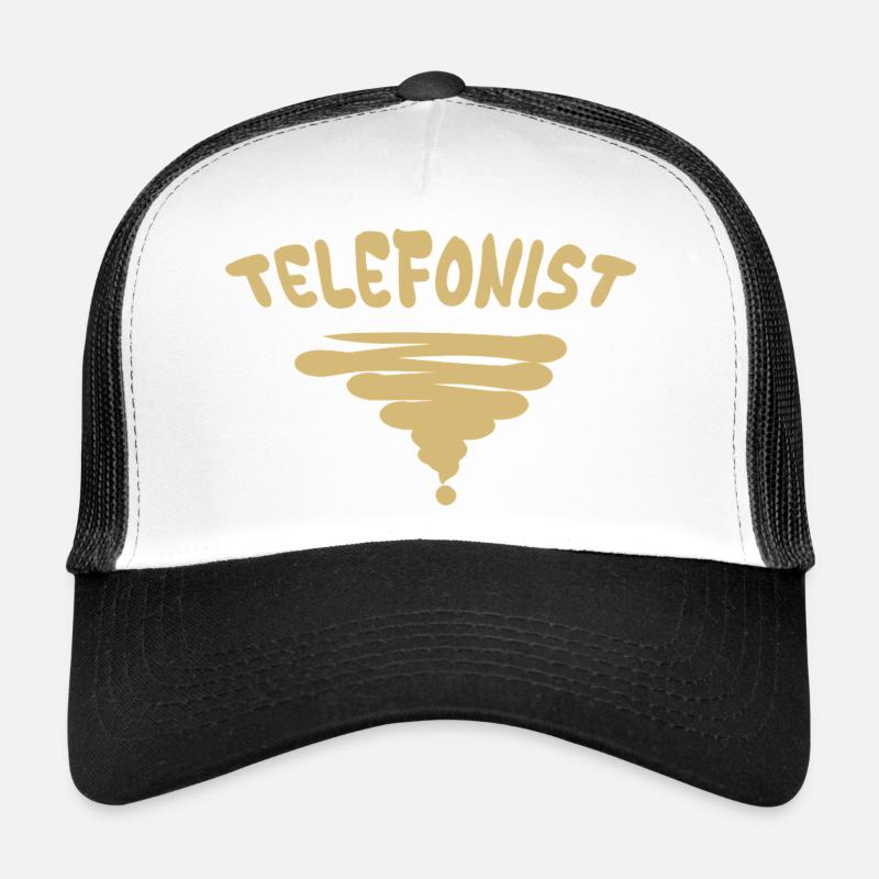 Occupation: Telephone operator Trucker Cap