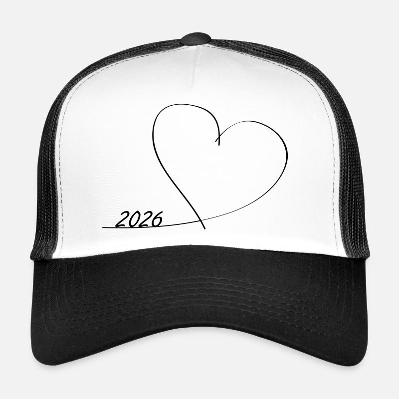 J’adore le Nouvel An 2026 Casquette trucker 