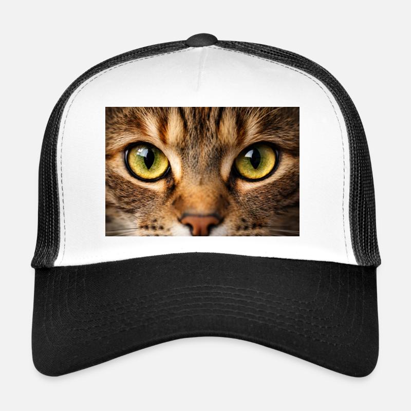 Cat Eye Close Up Trucker Cap