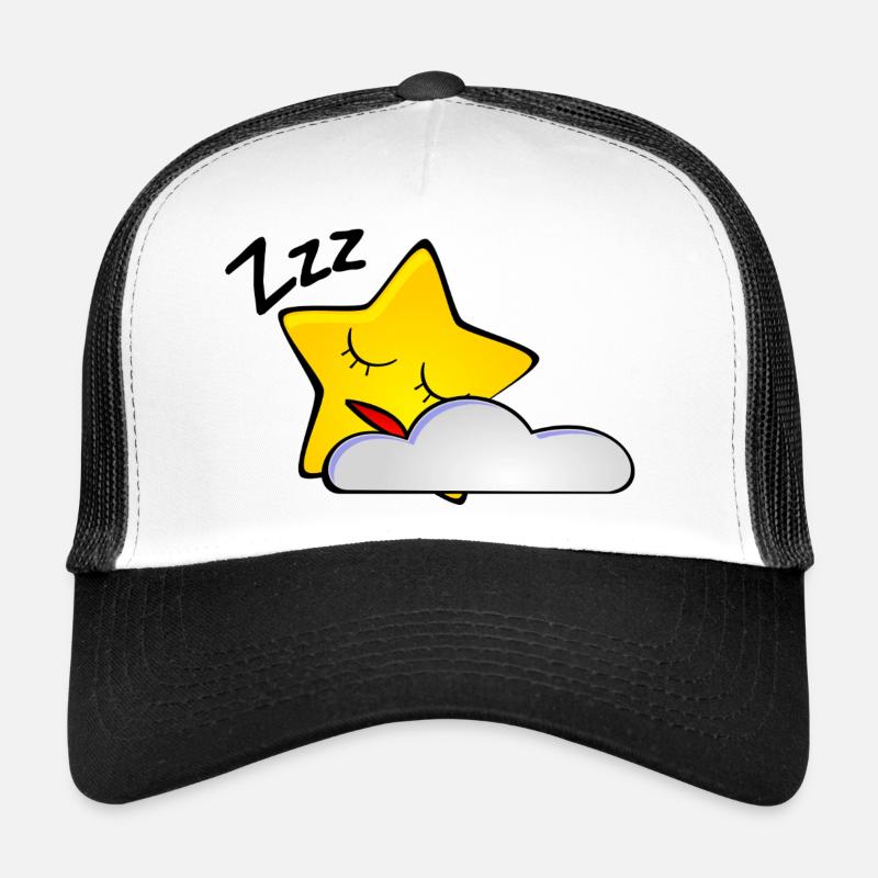 Étoile Endormie avec Nuage Casquette trucker 