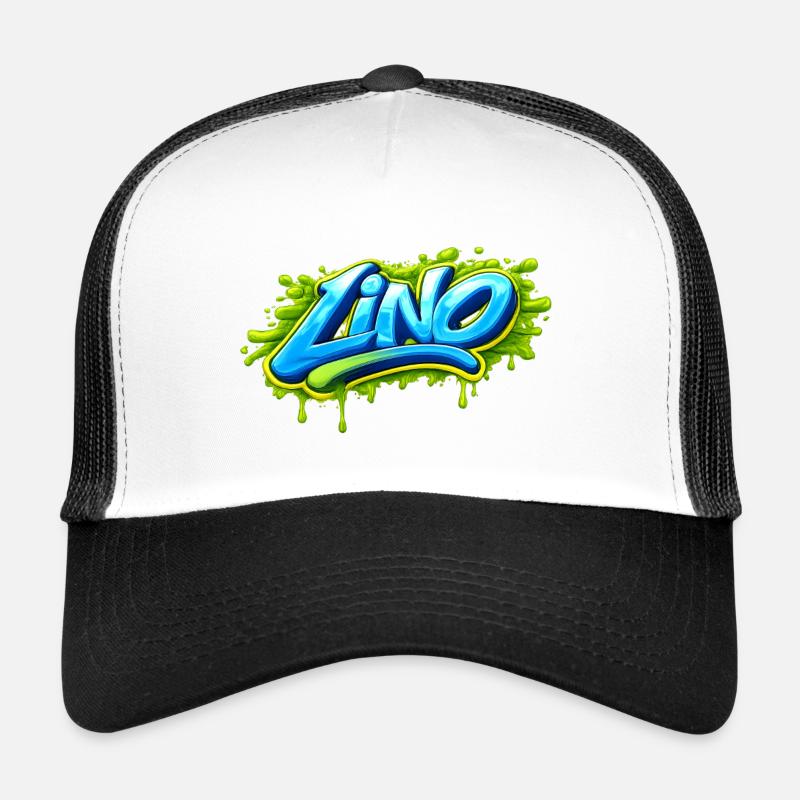 GRAFFITI NAME LINO  FOR  PERFECT GIFT PRINTABLE  Casquette trucker 