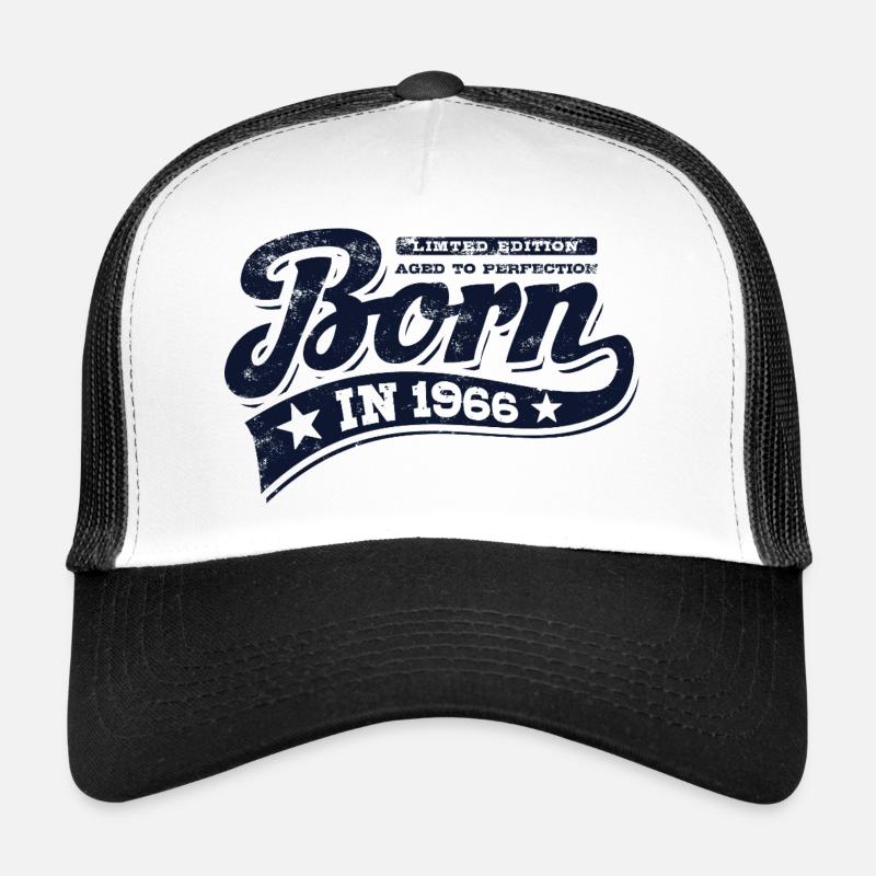 Né en 1966 - Anniversaire - Édition limitée Casquette trucker 