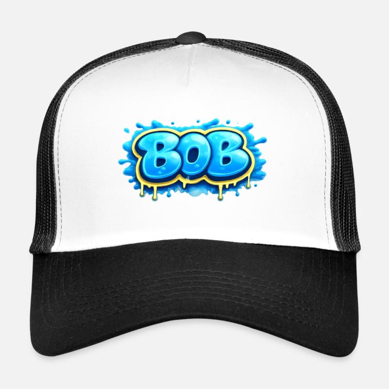 BOB GRAFFITI NAME FOR PERFECT GIFT PRINTABLE  Casquette trucker 