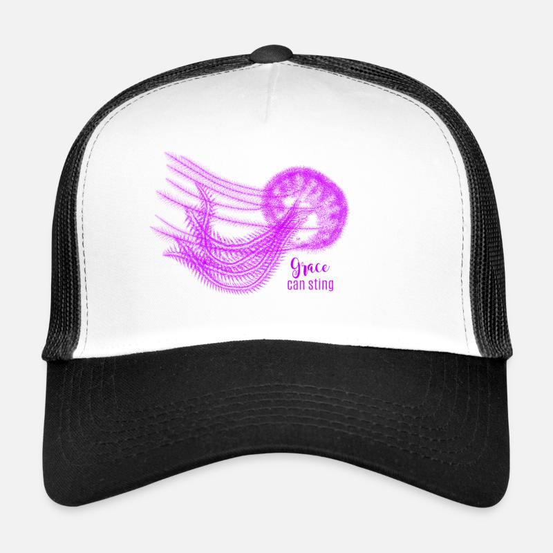 Grace Can Steing Quallenkunst Trucker Cap