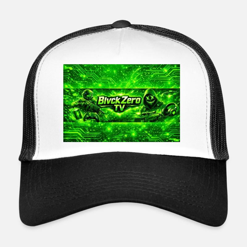 Logo militaire néon cyber Casquette trucker 