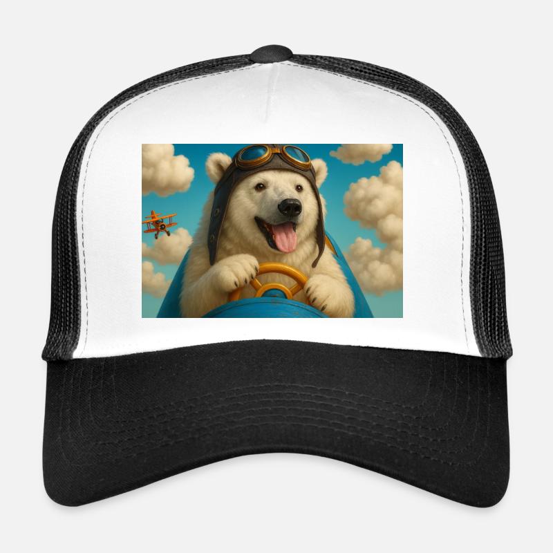 Aviator Dog begibt sich auf ein Abenteuer Trucker Cap