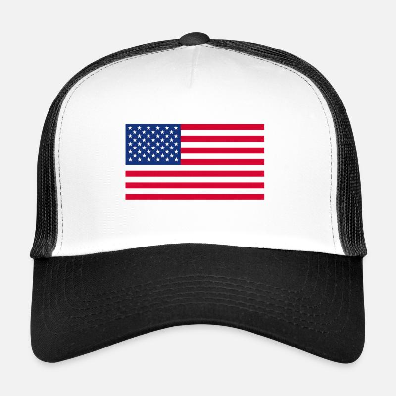 Minimalist American Flag Trucker Cap