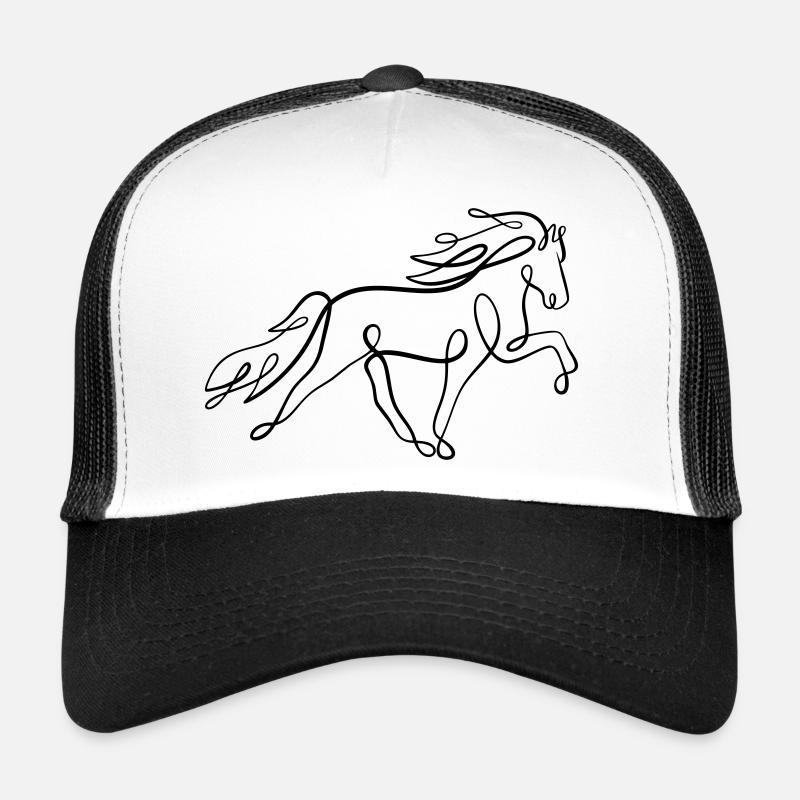 Islandpferd Oneliner im Tölt  Trucker Cap