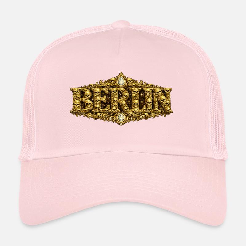BERLIN baroque avec crâne Casquette trucker 