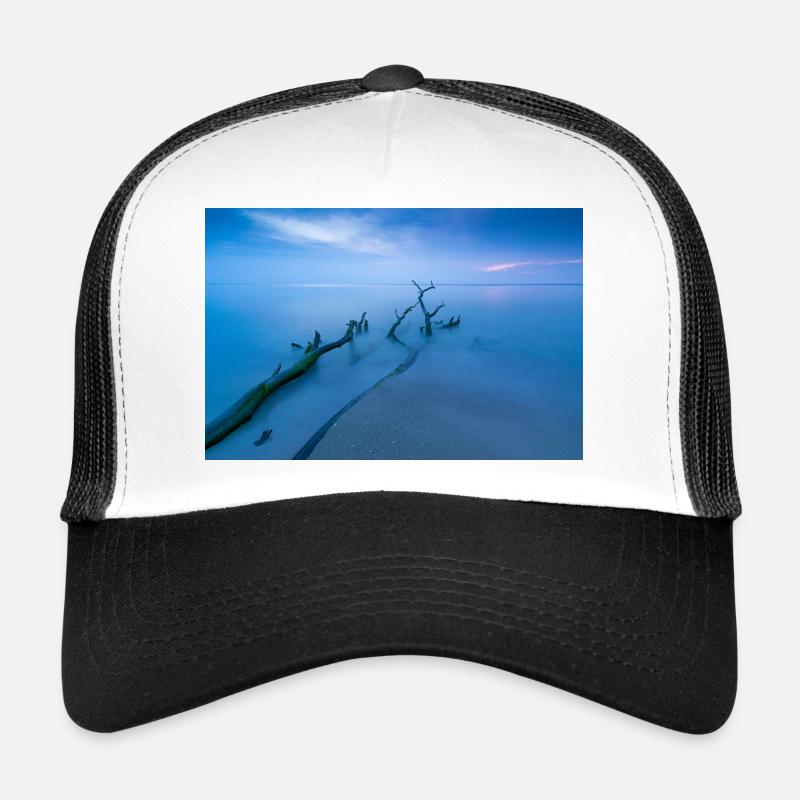Blue hour on the west beach Trucker Cap