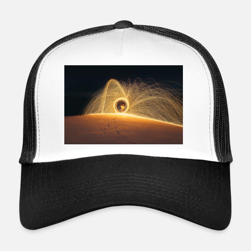 Flaming Steel Wool	 Trucker Cap