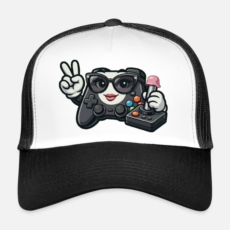 Kawaii WWII-Spielcontroller Trucker Cap