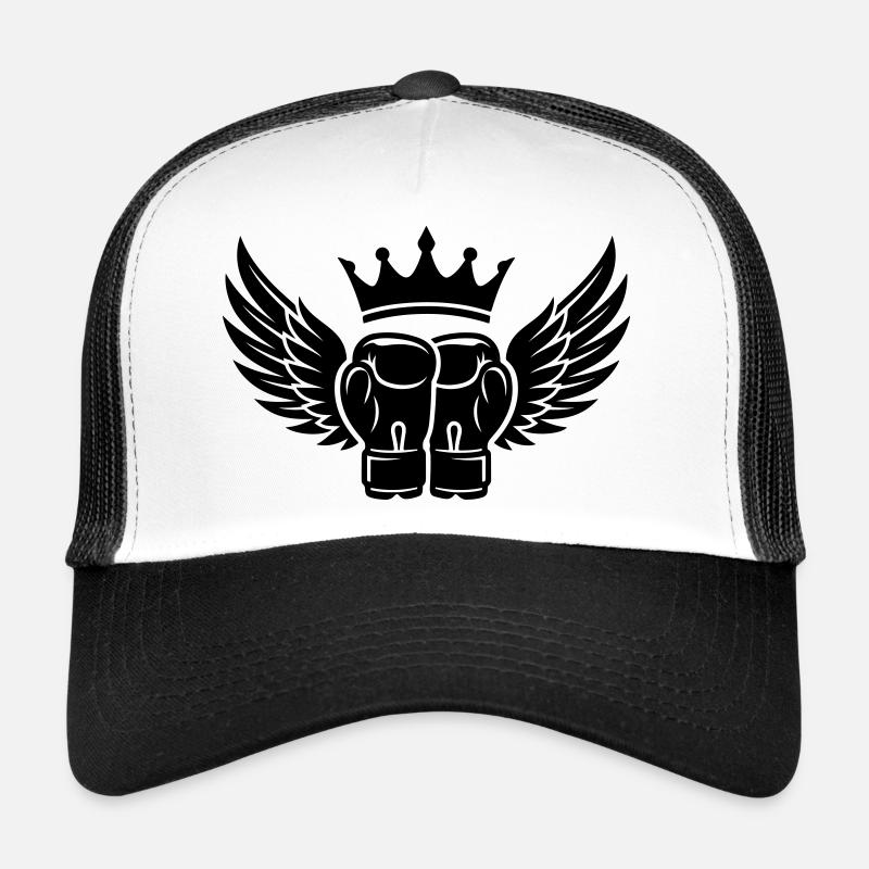 Symbole de la couronne des gants de boxe Casquette trucker 