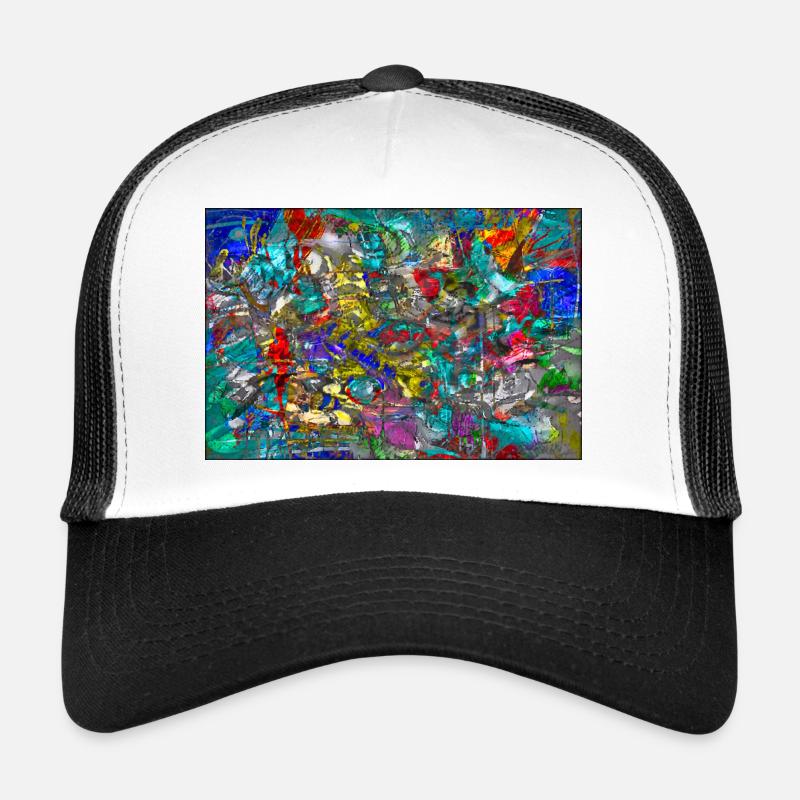 klaggejrdatschy - Trucker Cap - white/black