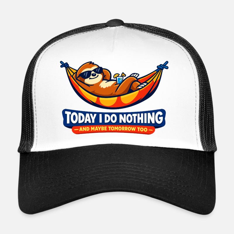 Fauler Tag in der Hängematte Trucker Cap