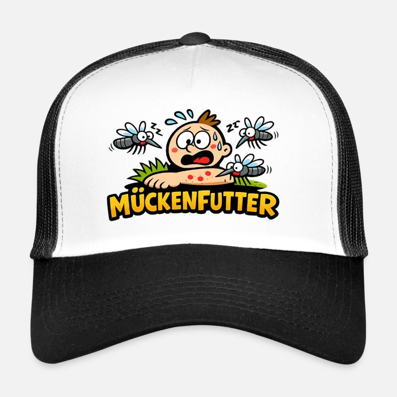 Mückenfutter Cartoon Szene Trucker Cap