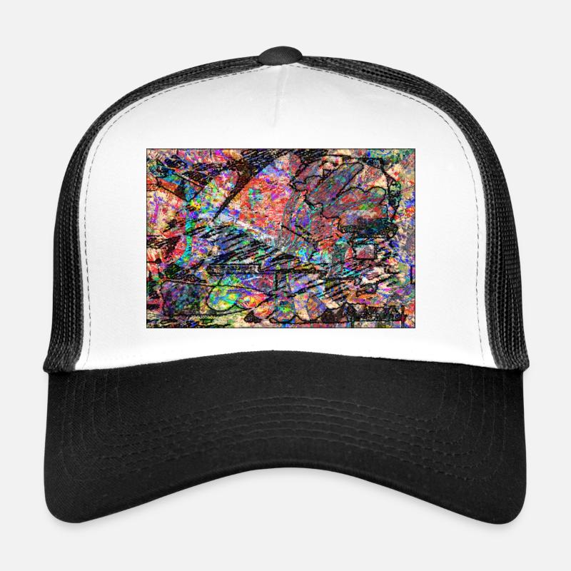 Kaggyskraytchy - Trucker Cap - white/black